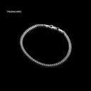 ITALIANO PULSERA CUBANA DIAMANTADA