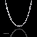 CADENA TENIS RECTO #3 BROCHE 8 BLANCA