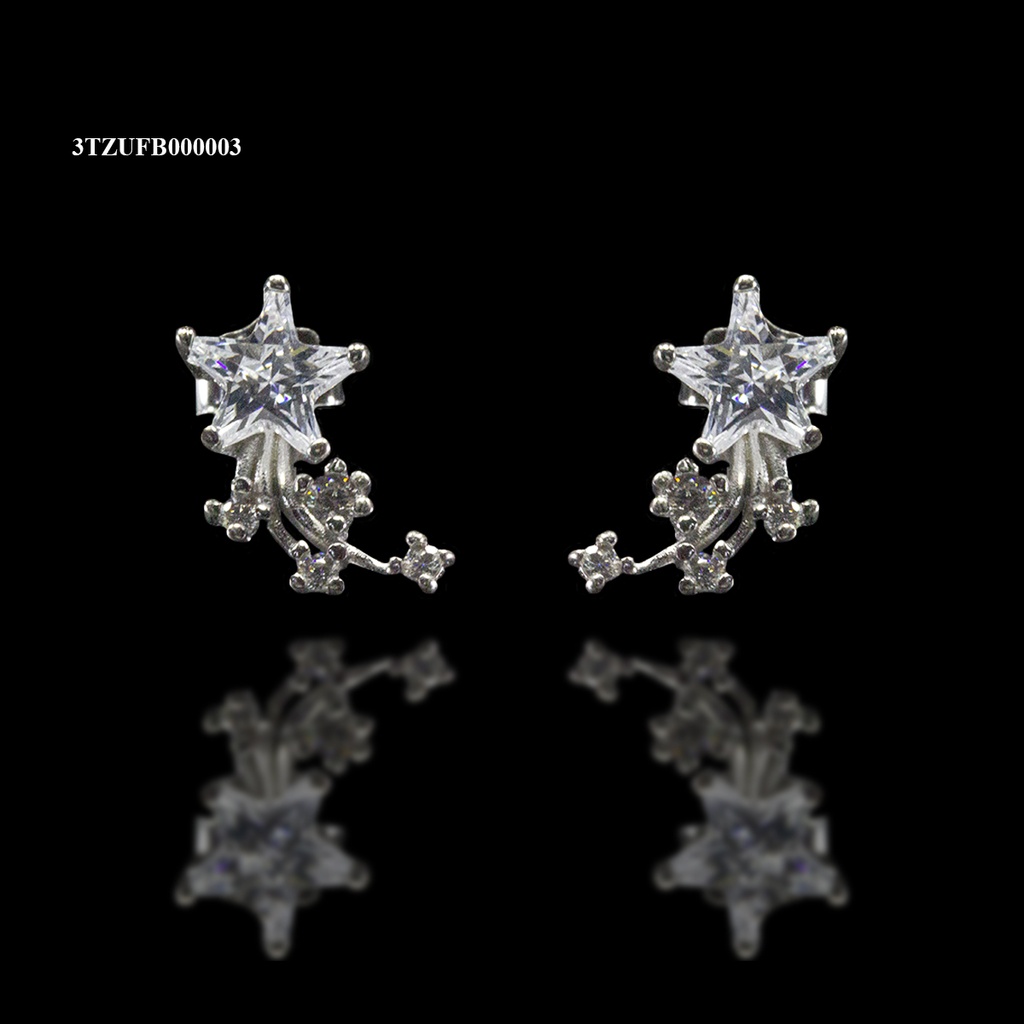 ARETE CON UÑAS FIGURA COMETA BLANCO