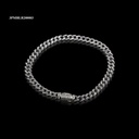 PULSERA BARBADA MEDIA LUNA M-3 BLANCA