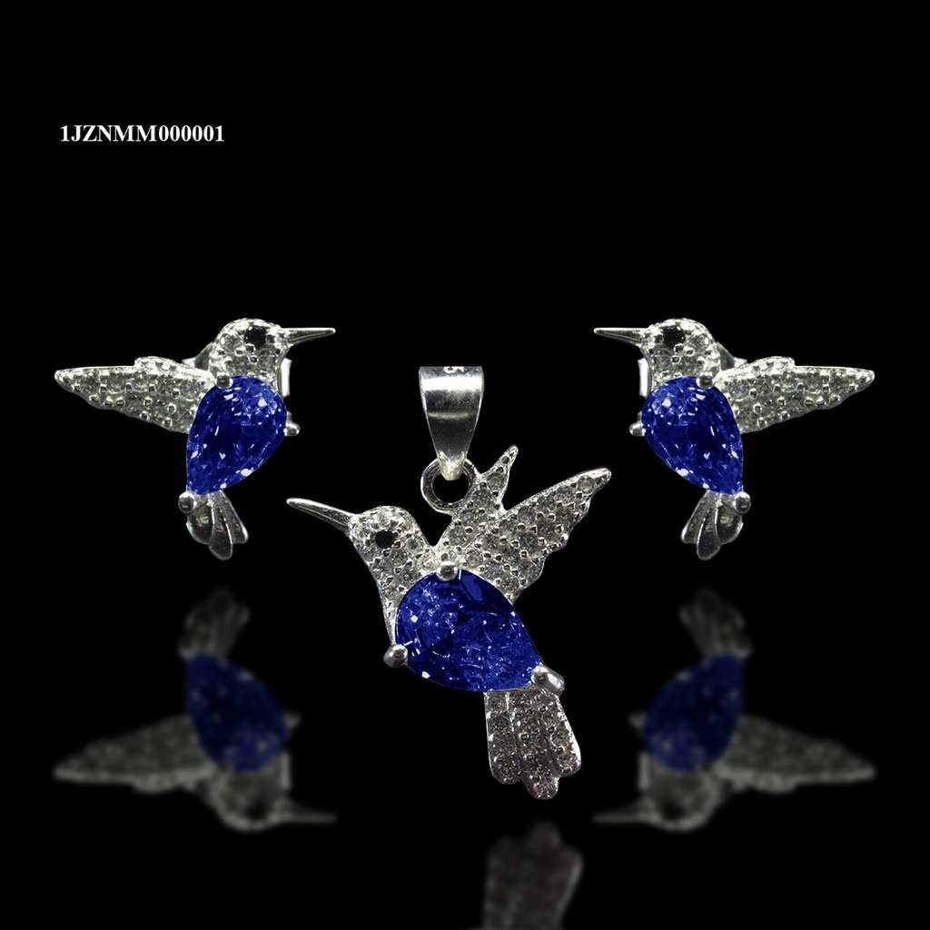 COORDINADO ANIMAL COLIBRI PANZA GOTA MARINO