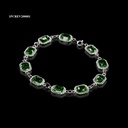PULSERA ROSETA RIVOLI RECTANGULO VERDE