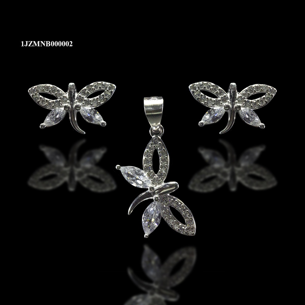 COORDINADO ANIMAL LIBELULA ALAS COMBINADAS BLANCAS