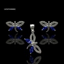 COORDINADO ANIMAL LIBELULA ALAS COMBINADAS MARINO