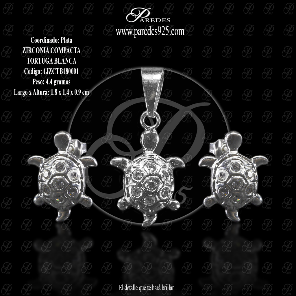 COORDINADO ZIRCONIA COMPACTA TORTUGA BLANCA