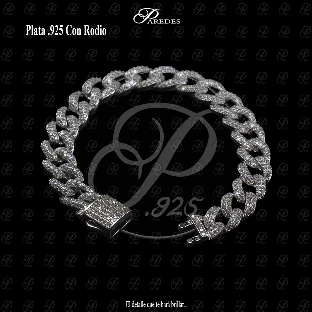 [3PMBMB000001] RODIO PULSERA MICROPAVE BARBADA MODELO 1 BLANCA