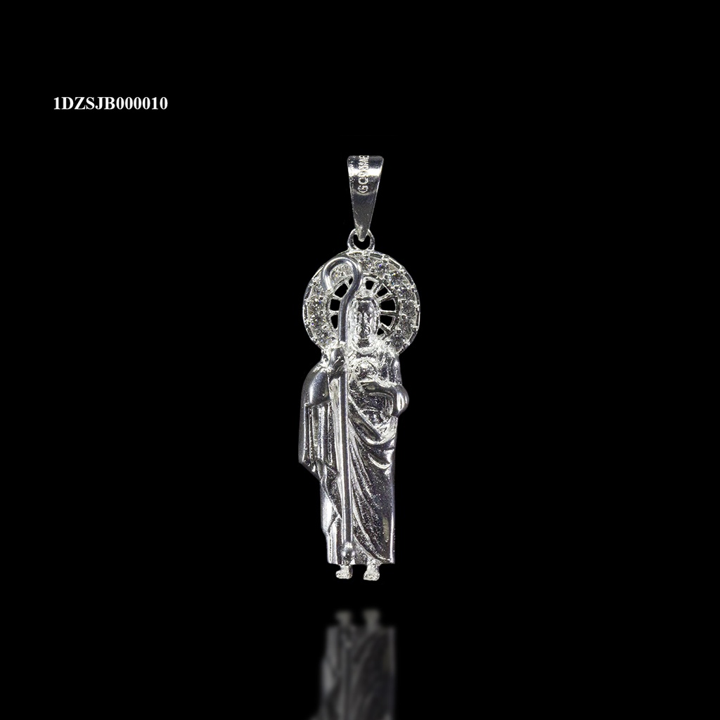 [1DZSJB000010] DIJE SAN JUDAS AUREOLA CON ZIRCONIA Y RESPLADOR D-5