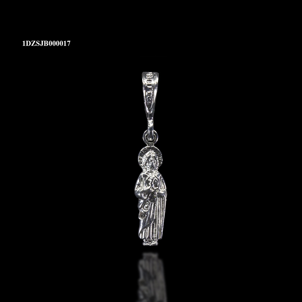 [1DZSJB000017] DIJE SAN JUDAS MANTO DOS ZIRCONIAS BLANCAS D-8