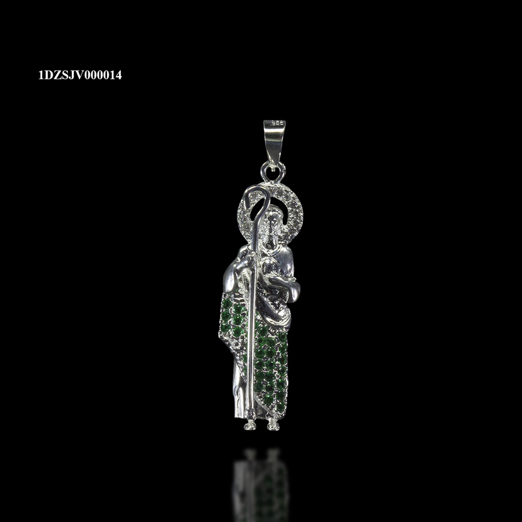 [1DZSJV000014] DIJE SAN JUDAS MANTO RECTO VERDE D-6