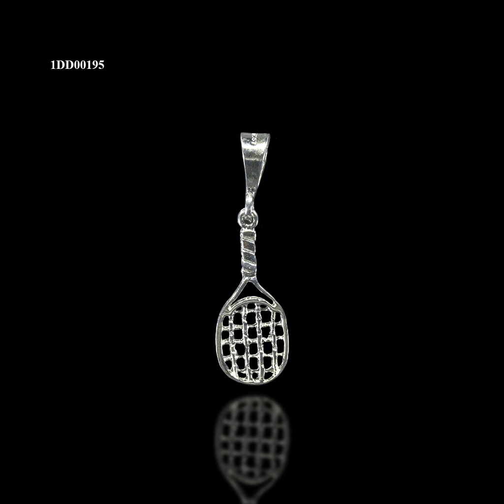 [1DD00195] Dije Plata Ley.925 Raqueta